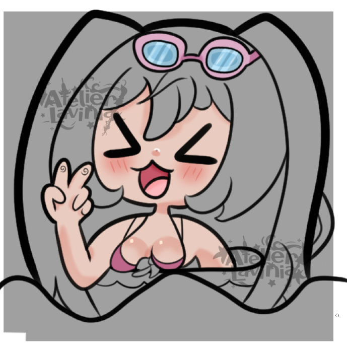 VTuberLavinia's tweet image. rendering skin is my absoluteeeeee fav part ヽ(&gt;∀&lt;☆)ノ
i lob hwo summer mirgu is turning outtttt :3 shes beachy summery and funsies !!
#artmoots #smallartist #HatsuneMiku