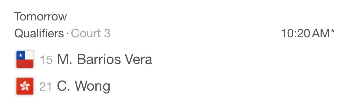 hsieh_n_wong's tweet image. Coleman Wong is entered into Canadian Open qualifying- a win against Marcelo Tomas Barrios Vera would put him into his fifth career Masters main draw!
#chakgang