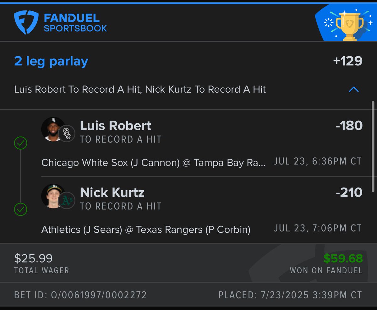 FragCasterJake's tweet photo. @CodyBrownBets your sheets are on fire $15 to $281 — 4 nights in a row let’s go ;) https://t.co/Qy44bxrJE0