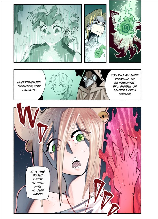 Sl0thhhHh's tweet image. Now we got colored page got previous chapter