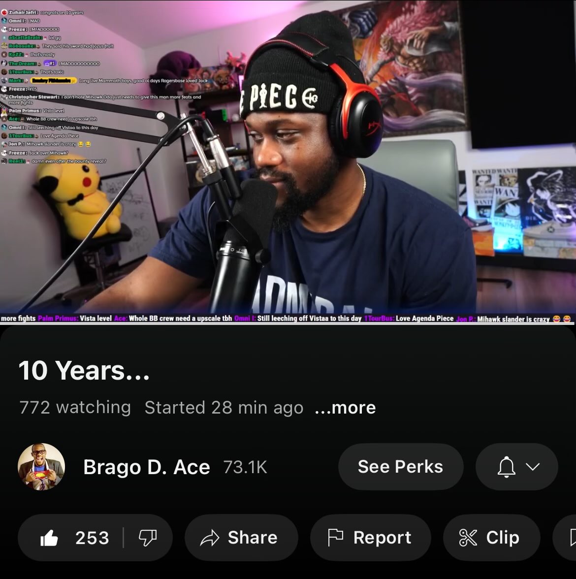 _TheDream16's tweet image. 10 YEARS OF BRAGO. COME CELEBRATE youtube.com/live/sdMm6nm9x…