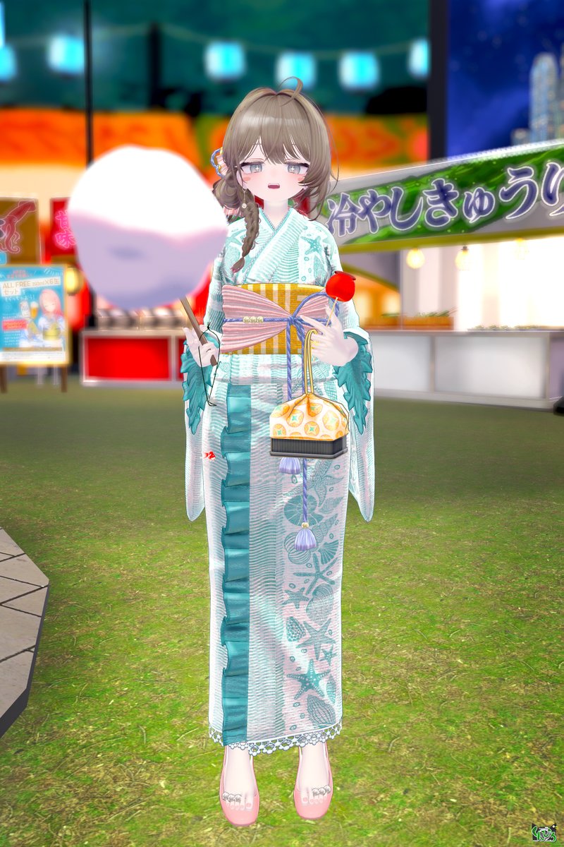 kunhiro0715w's tweet image. 素敵な浴衣を撮らせてもらいました📸
みんな個性あっていい浴衣だ...🥺似合いすぎ👏✨
#VRChat #kunpic #Vket #Vketphoto