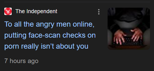 This article about the UK porn law is so fucking infuriating. Newsflash: women like porn and adult content too. It's 2025, not 1921.