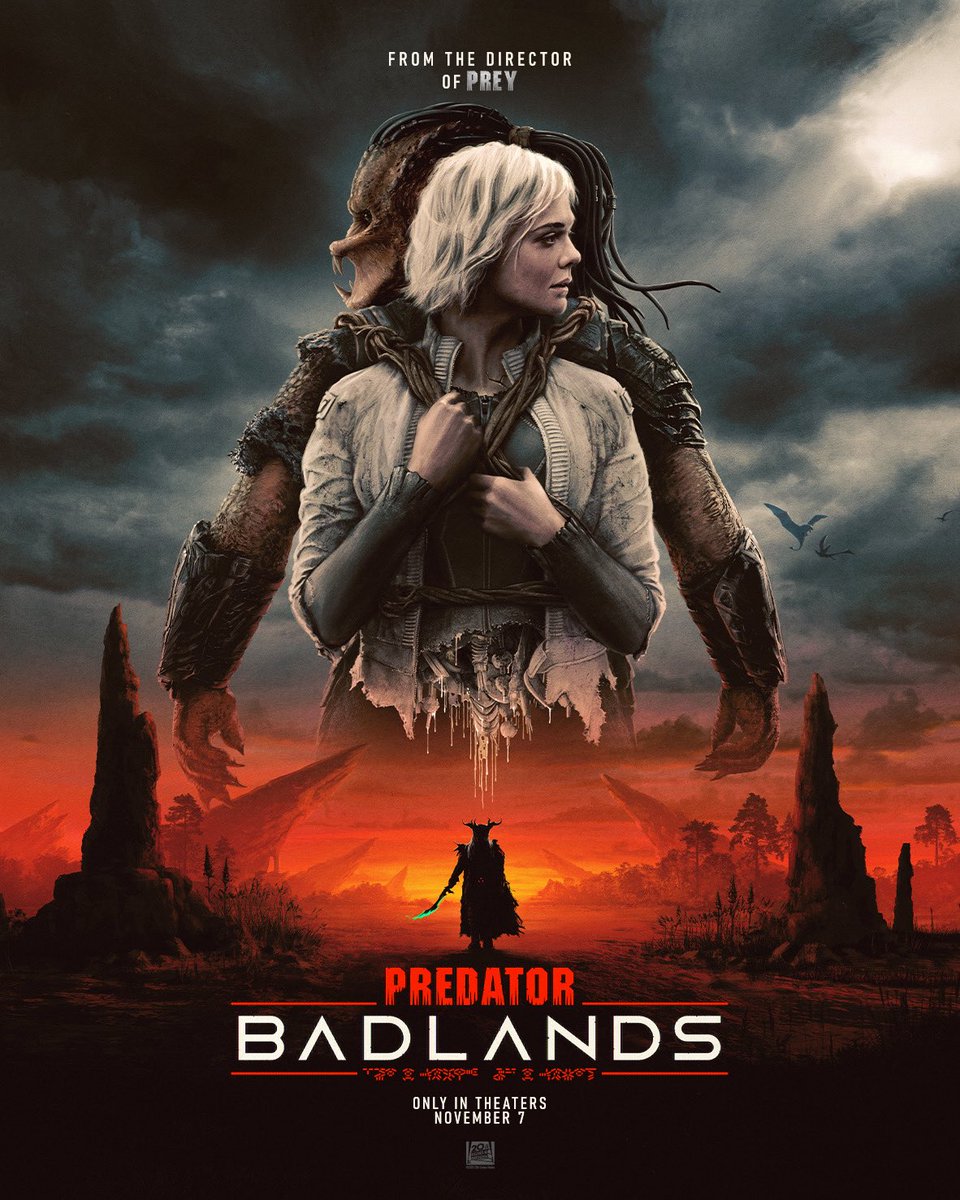 scifiedcom's tweet image. #PredatorBadlands Comic-Con Poster unveiled! (Predator: Badlands Images) predator-movies.com/gallery/view/i…