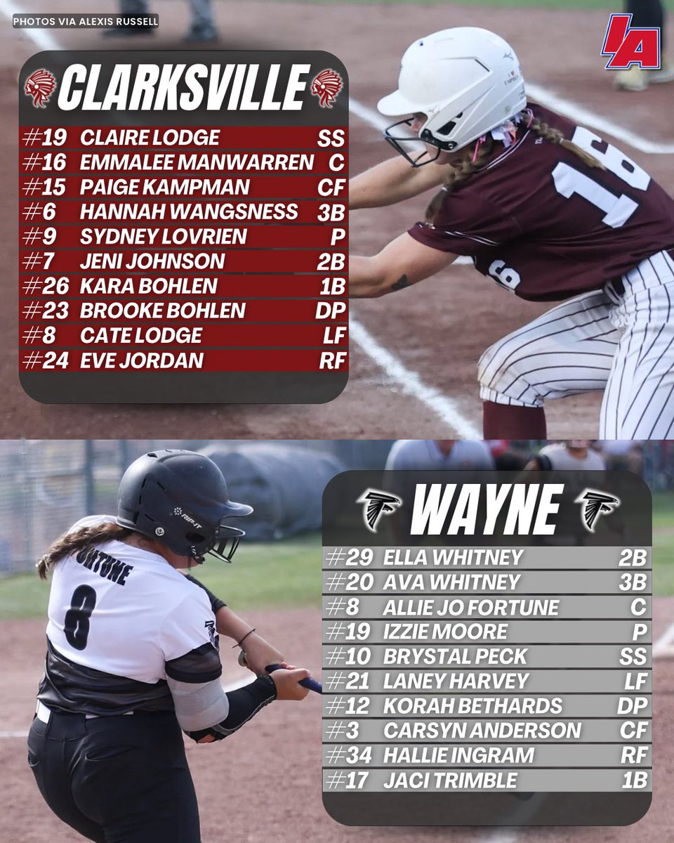 IAsoftball_'s tweet image. ‼️1A CHAMPIONSHIP STARTING LINEUPS‼️

#IAsoftball X #iahssb