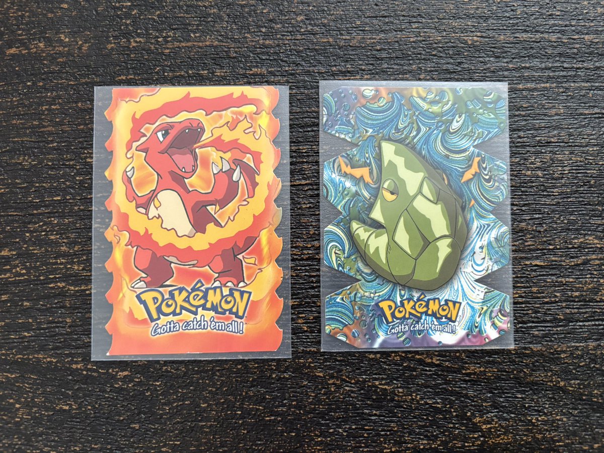 Johnacos1's tweet image. Mini consignment! ๐ช
Topps! ๐๐ Movie Die Cuts!
Charmeleon - $15 ๐ฅ
Metapod - $5 ๐ซ