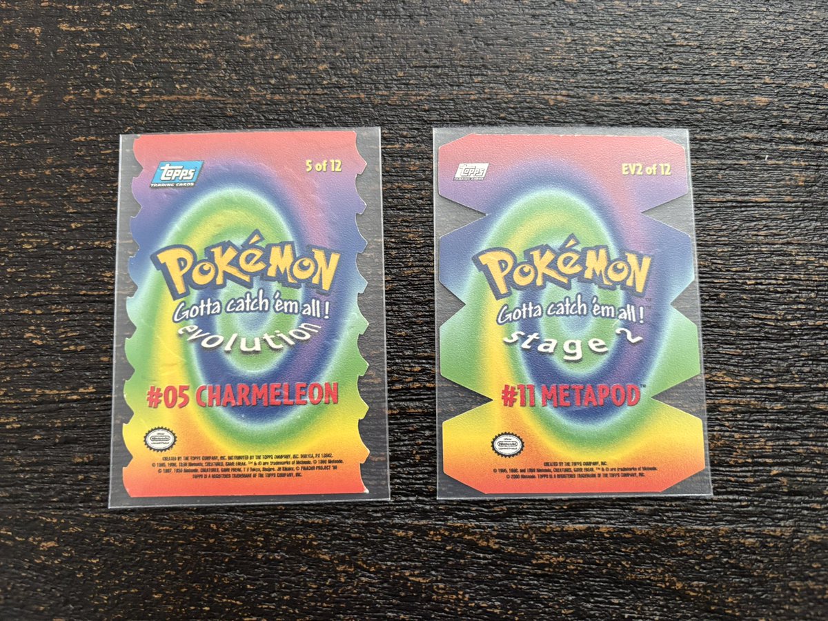 Johnacos1's tweet image. Mini consignment! ๐ช
Topps! ๐๐ Movie Die Cuts!
Charmeleon - $15 ๐ฅ
Metapod - $5 ๐ซ