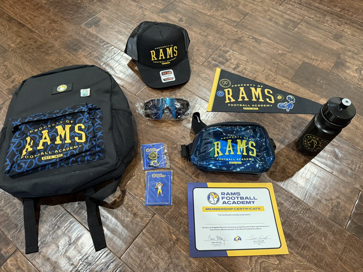 AllenSales's tweet image. All Rams fans with kids should sign up for Rams Academy. You get access to private Rams exclusive events and they give you a Membership package which is well worth the $35 it costs. We’ve had a great experience with Rams Academy and highly recommend it. #RamsHouse