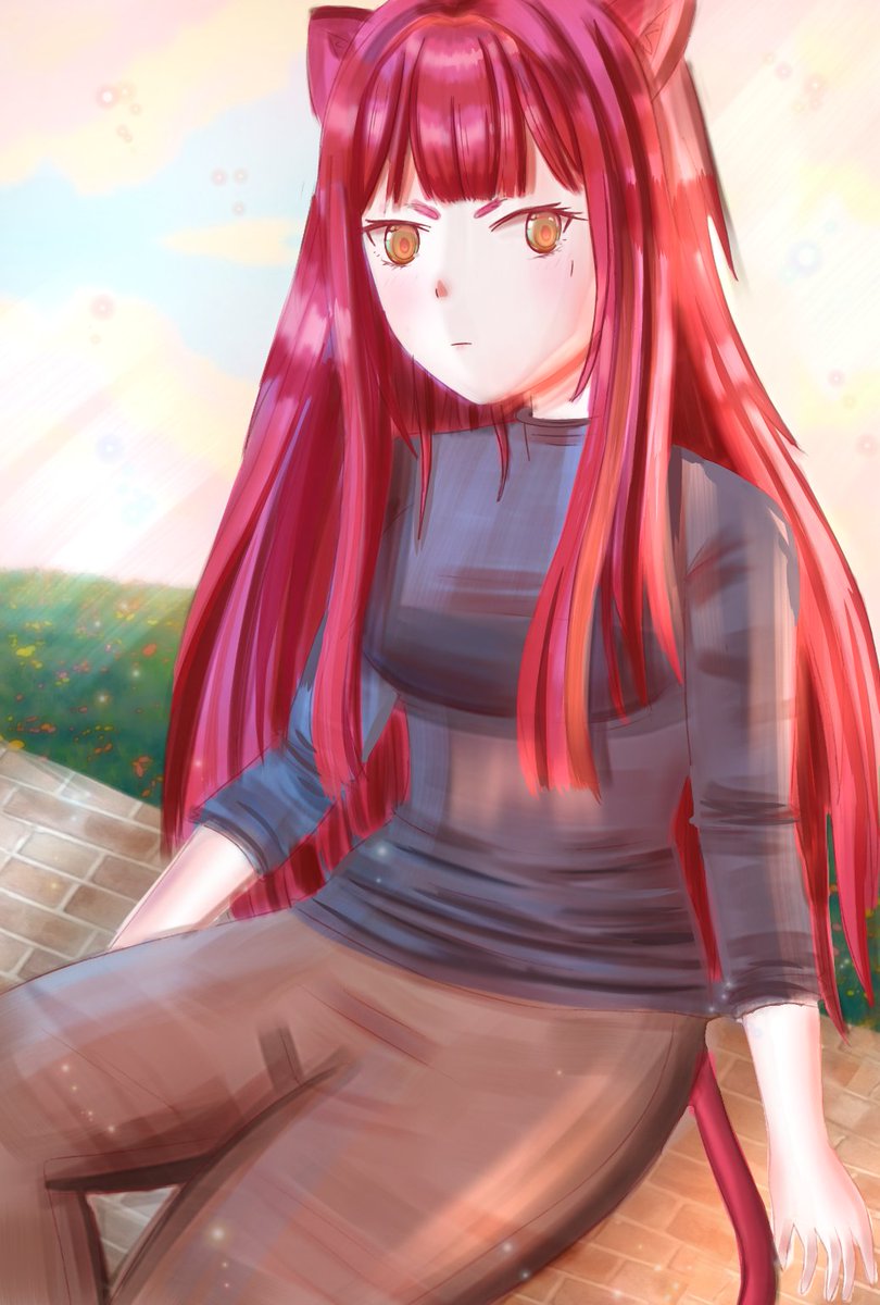 DrawingOleander's tweet image. Wanted to try coloring it again. I think I’m going to work on something else _ _