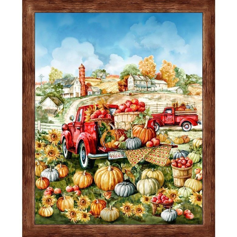 howarths63's tweet image. #Fall Provisions Panel 36" X 44" From the #Harvest #Farm Collection, Michael Miller, crafted from high-quality #cotton fabric #Quilting, #FallSeason, #Vintage #RedTruck - Etsy buff.ly/U5dyYGK
