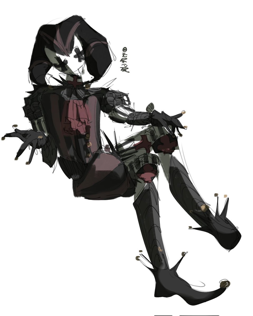Eendless_lovee's tweet image. Lazy shading ^_________^
#clownpiercefanart