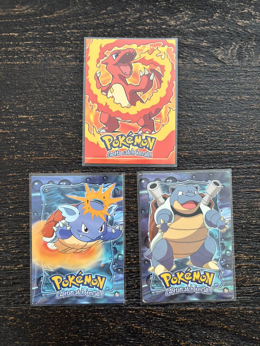 Johnacos1's tweet image. Mini consignment! ๐ช
Topps! ๐๐ Movie! ๐ฅ๐ฌ
Charmeleon - $6 ๐ฅ
Wartortle - $5 ๐ฆ
Blasty ๐ - $4 ๐ข (not in great shape)