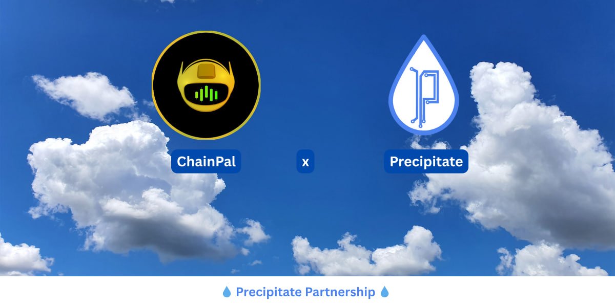 PrecipitateAI's tweet image. Precipitate x ChainPal
We're teaming up with @chainpalai, the next generation trading bot.
Unlike typical bots, ChainPal doesn’t just react—it anticipates. Fueled by 8 months of wallet data, sniper channels, and anti-rug AI tools, it empowers both new and experienced traders to…