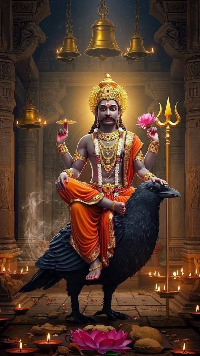 RajeevKuma343's tweet image. 🌹#ऊँ_शं_शनैश्चराय_नमः🌹
ऊँ नीलांजन समाभासम् रविपुत्रम यमाग्रजम्।
छाया मार्तण्डसंभूतम तम् नमामि शनैश्चरम्।।