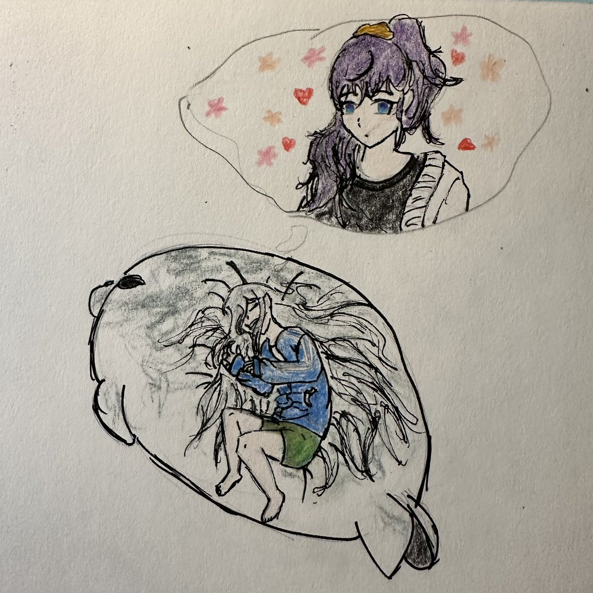 __Potato__Lover's tweet image. Guys I drew more yuri this time it’s a b-day gift for @nanami_77m they’re like the coolest you should totally follow them
Anyways Happy birthday to my friend yippee! 🎉🎊