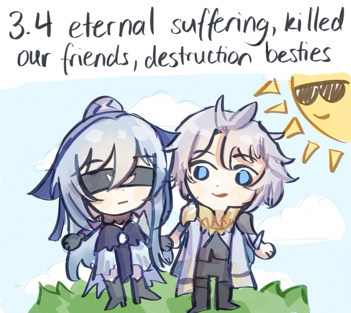 jingliu_doodles's tweet image. Trying to draw as much slop as possible before my sem starts 💔
#phainon #jingliu