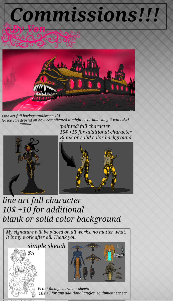 ATTENTION ATTENTION! Emergency commissions needed. I'm currently working up to buy my first apartment! I need your help to get me there! Feel free to dm or message me anytime you can. Cheers and thanks in advance.