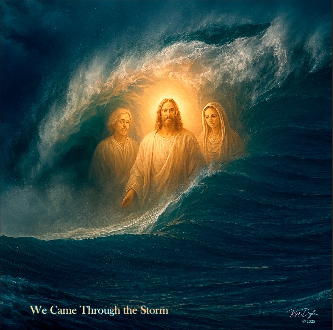 RickRustyDoyle's tweet photo. "We Came Through The Storm"
This image was created in prayerful meditation — with Spirit, Rusty in Spirit, and all who rise through the wave, not above it.
The storm didn’t block their arrival — it became the doorway.
Grateful to share the light. 🌊🕊️
#WaveAndSpirit
 https://t.co/TVfTS9VxWm