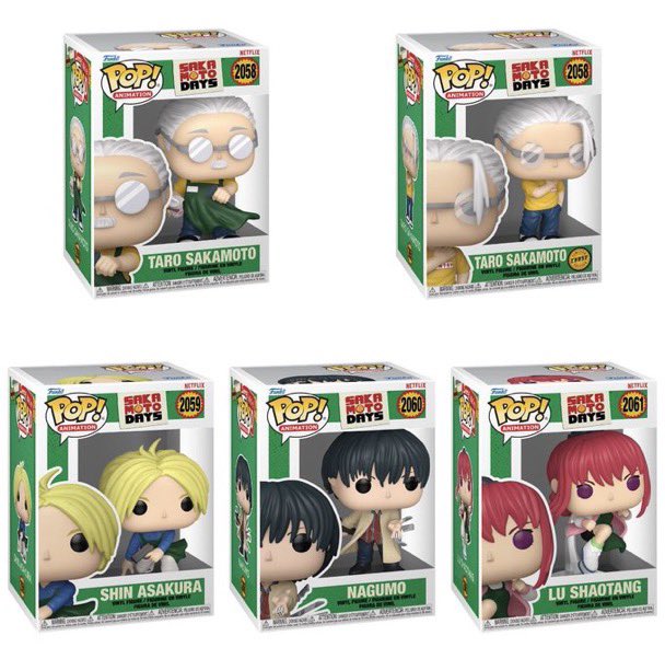 Th3MangaAddict's tweet image. New Sakamoto Days Funko pops.