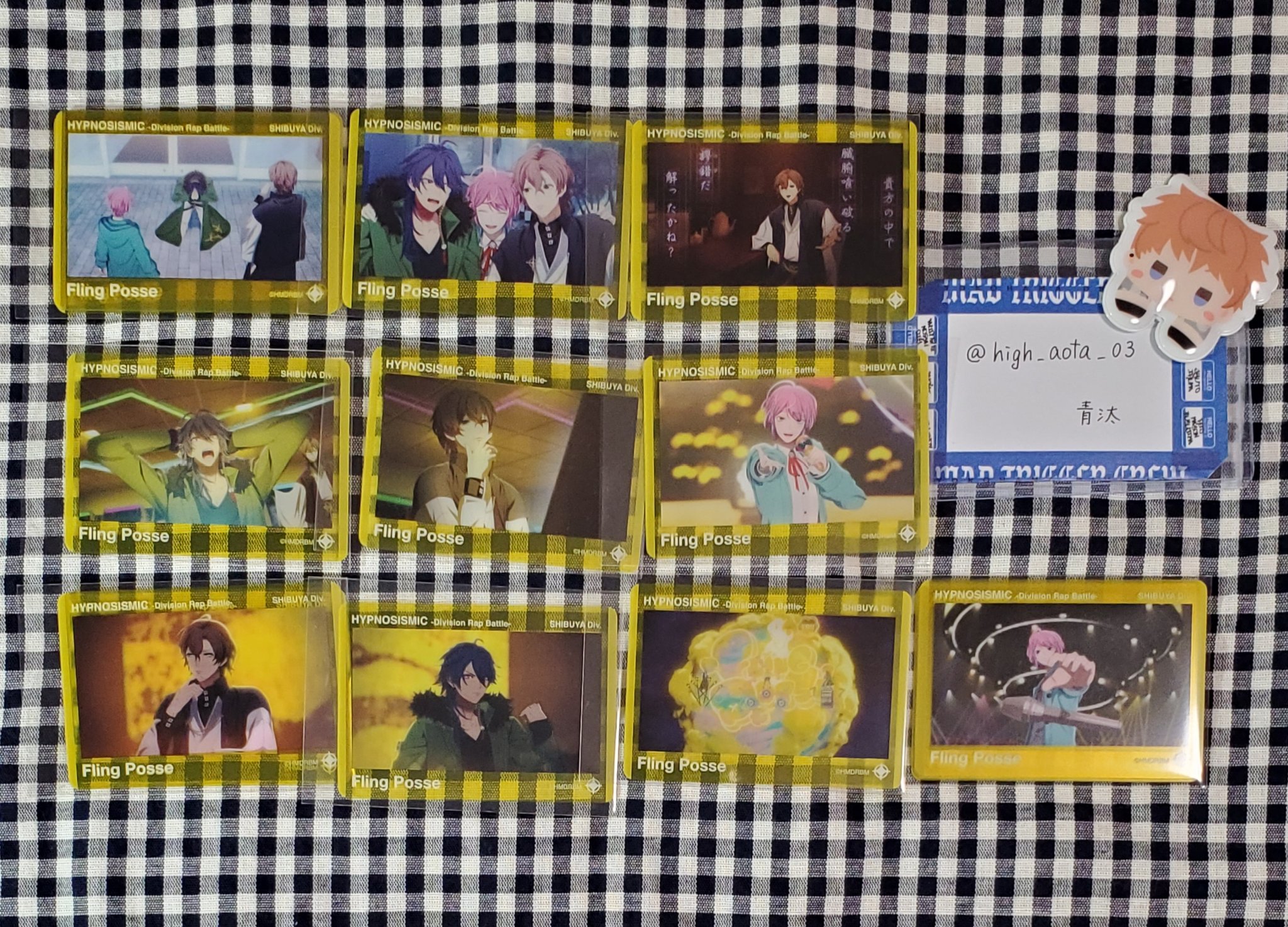 ゆ*の様 ヒプノシスマイク ヒプムビ トレーディングクリアカード シブヤ ヒプマイ ヒプムビ ヒプノシスマイク クリアカード シブヤ