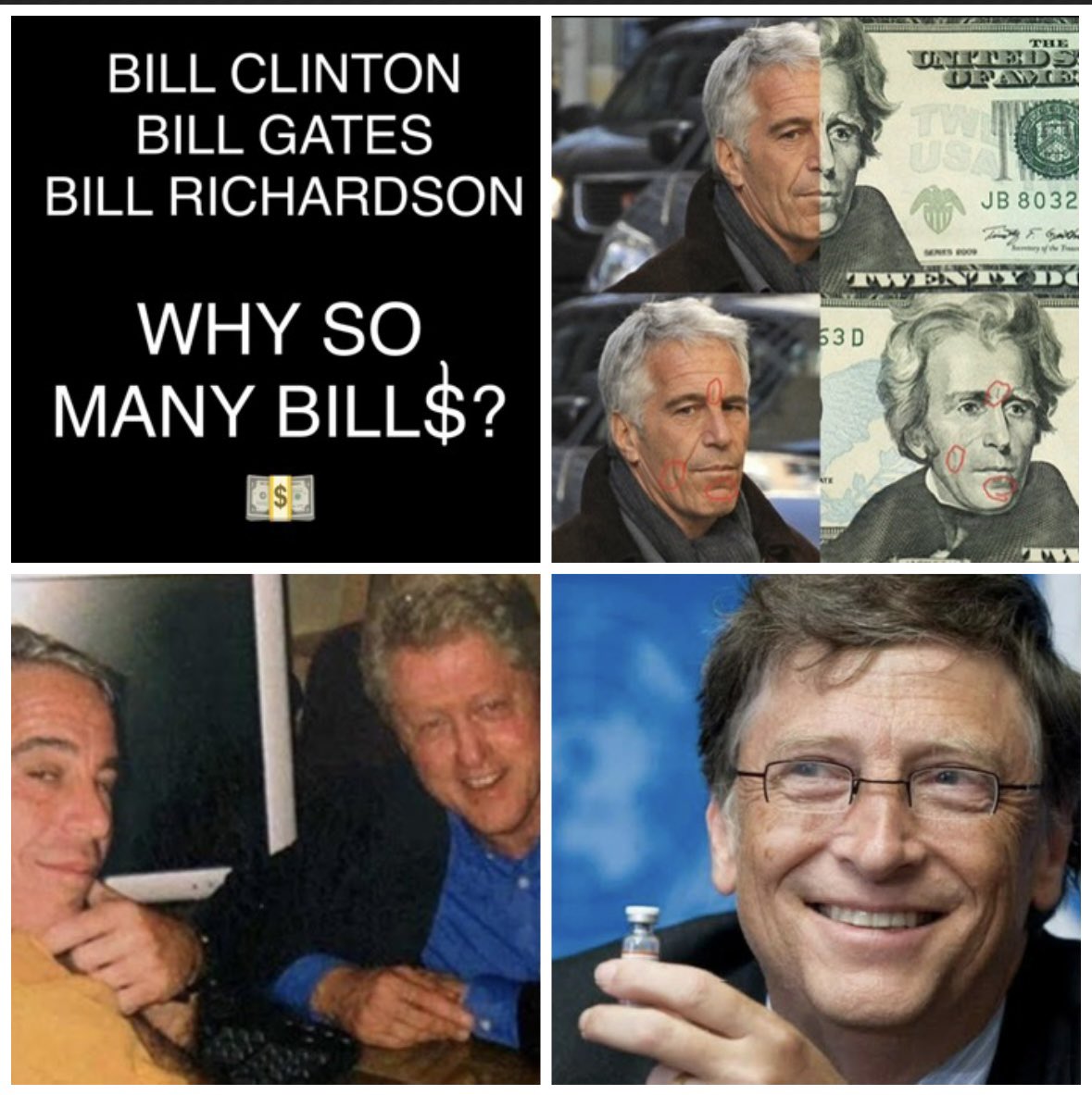 JulietteBryant's tweet image. Epstein, Clinton
Conspiracy theories??
The only Conspiracy is the Government!