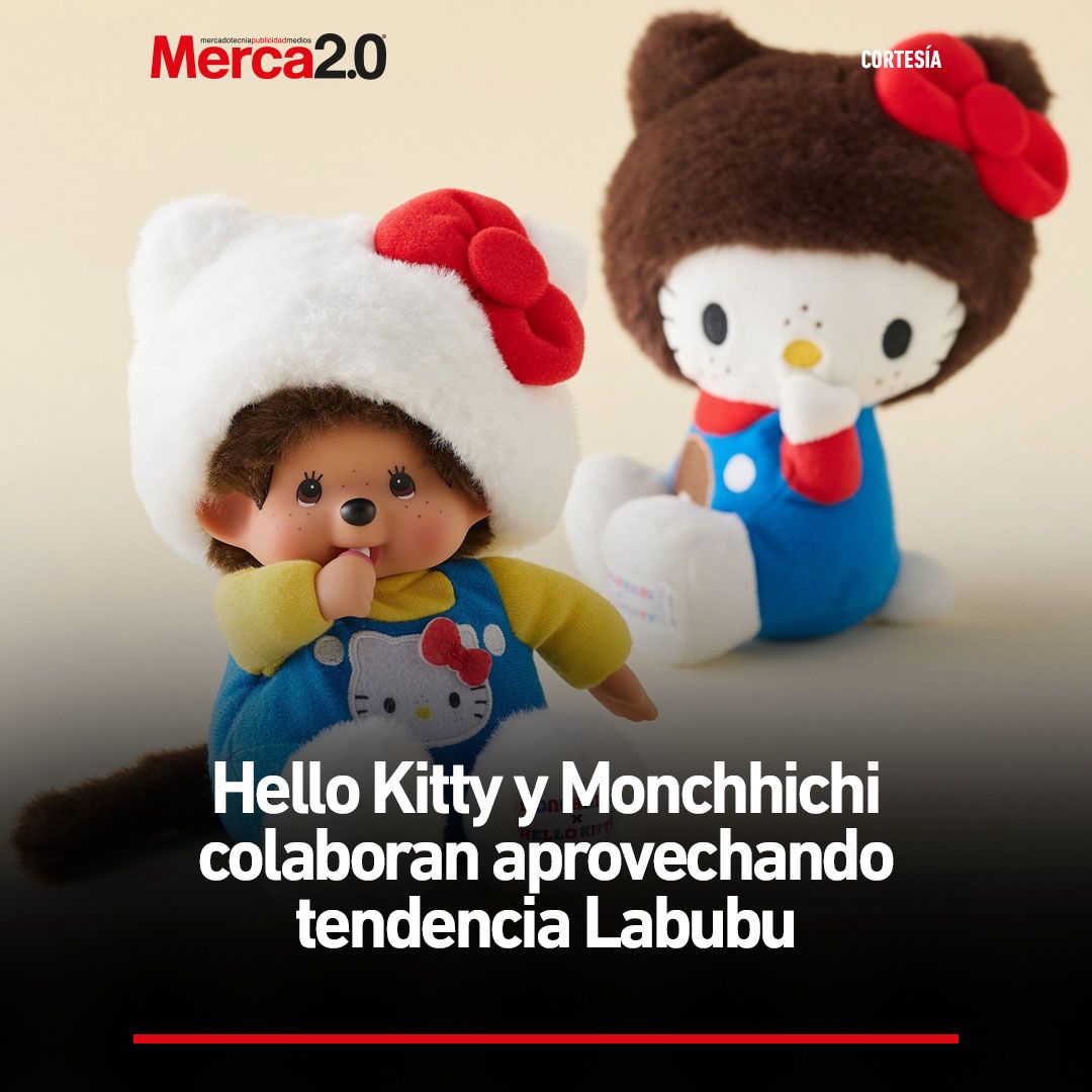 💖✨  Hello Kitty y Monchhichi se unen, aprovechando la tendencia de los Labubus para presentar sus coleccionables.

#HelloKitty #Monchhichi #Labubu #merca20 

Toda la nota zurl.co/9f370
