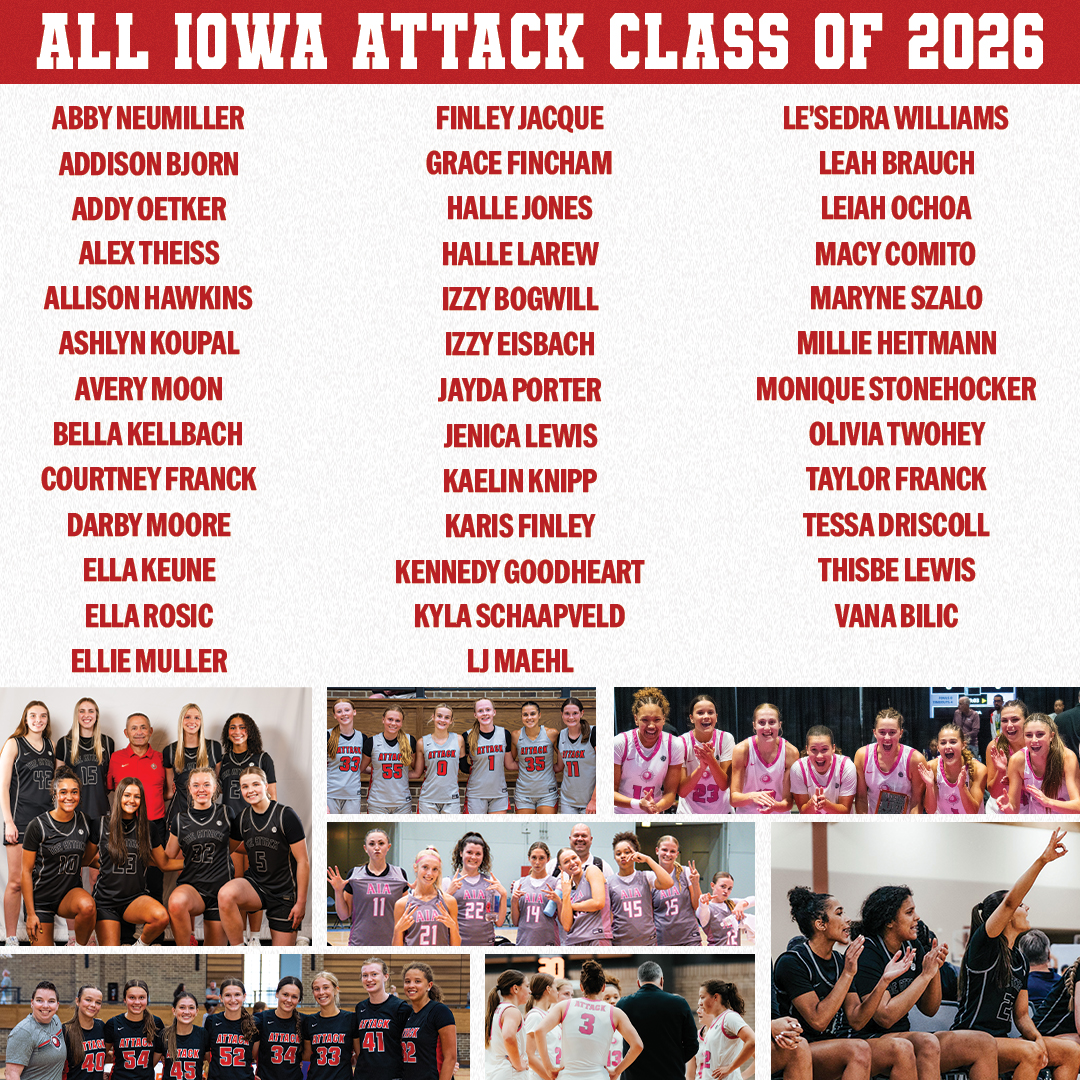 AllIowaAttack's tweet image. Thank you 2026's for a great run ๐ซถ
#AttackFamily โก๏ธ
#AttackAlumni #ForeverFamily
