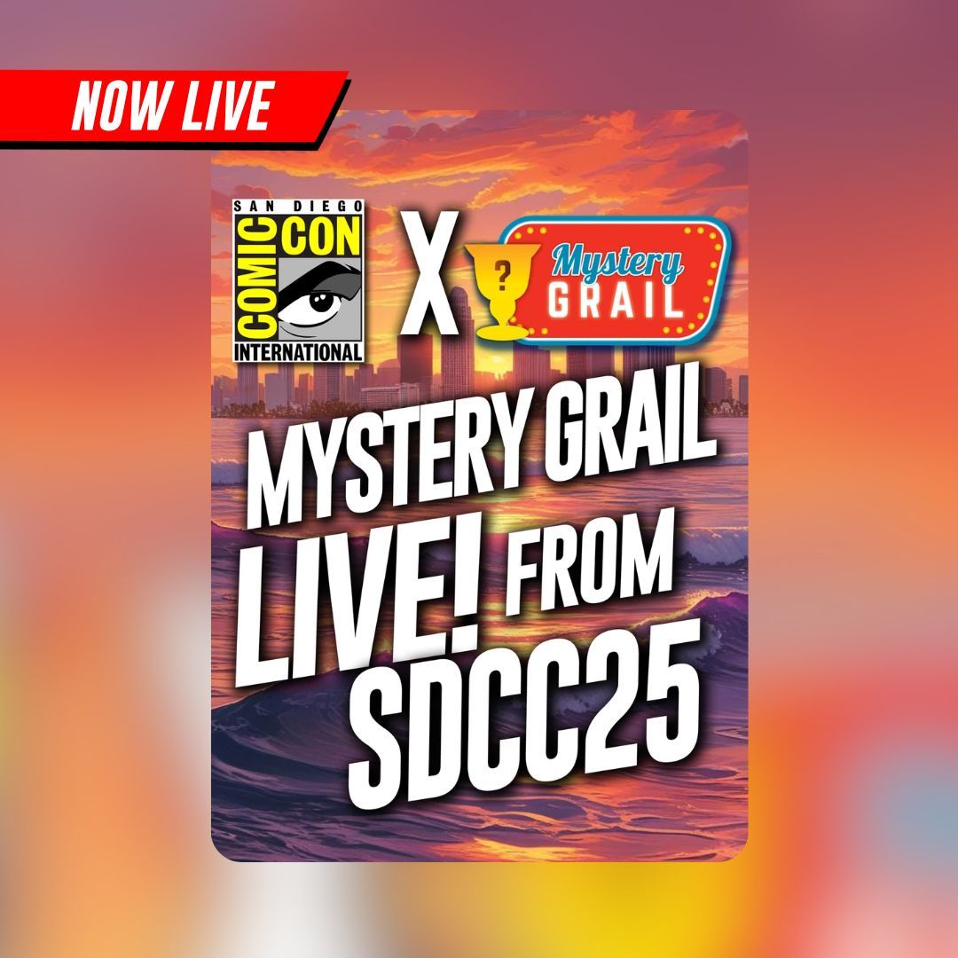 7BucksAPop's tweet image. 🎉 NOW LIVE: Mystery Grail at SDCC on eBay Live! 🎉

Can’t be at the con? We’re bringing the SDCC hype straight to you with exclusive Mystery Grail boxes!

👉 Don’t miss out — join the stream NOW!
buff.ly/kJm9SBc