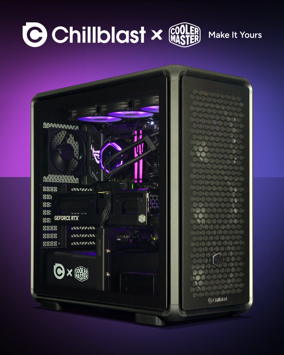 CoolerMaster's tweet image. Chillblast’s MasterFrame 600 build takes modular to the next level.
Custom RTX 5080/5090. Atmos II cooling.
Open-frame design powered by FreeForm 2.0.

This is how performance should look.

🔗 bit.ly/44MgT98

#CoolerMaster #FreeForm2 #RTX5090 #ModularSetup