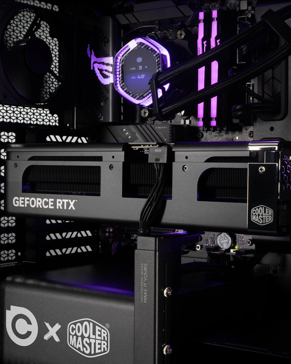 CoolerMaster's tweet image. Chillblast’s MasterFrame 600 build takes modular to the next level.
Custom RTX 5080/5090. Atmos II cooling.
Open-frame design powered by FreeForm 2.0.

This is how performance should look.

🔗 bit.ly/44MgT98

#CoolerMaster #FreeForm2 #RTX5090 #ModularSetup