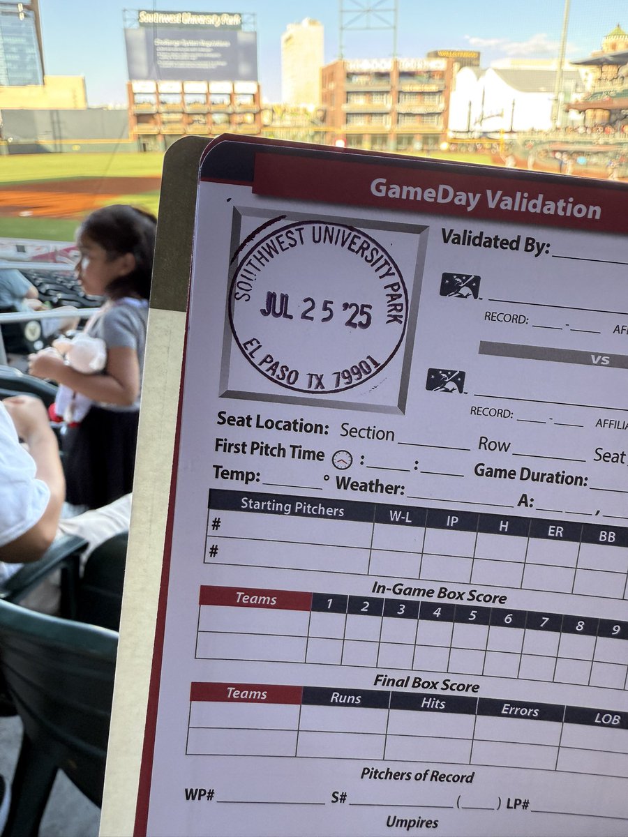 Jason Barfield (@jasonbarfield) on Twitter photo In El Paso tonight for the <a href="/epchihuahuas/">El Paso Chihuahuas</a> and Sugar Land. This completes all the <a href="/MiLB/">Minor League Baseball</a> ballparks in Texas for me. In El Paso tonight for the <a href="/epchihuahuas/">El Paso Chihuahuas</a> and Sugar Land. This completes all the <a href="/MiLB/">Minor League Baseball</a> ballparks in Texas for me.