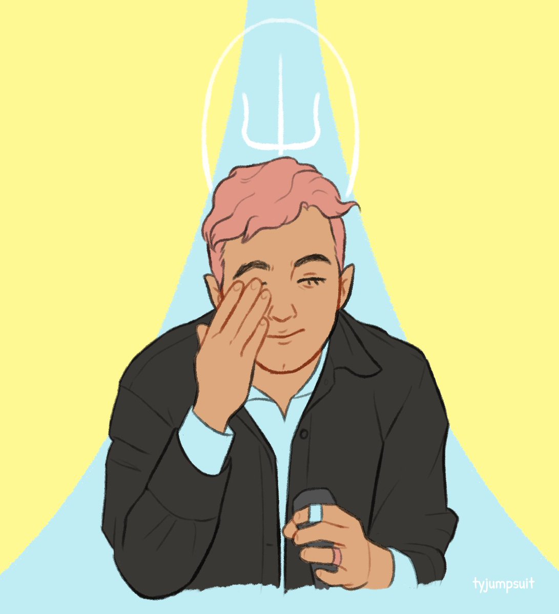 tyjumpsuit's tweet image. thank you for +100 followers!!!!! here's pink tyler i drew while listening to sai 🩷 #cliqueart