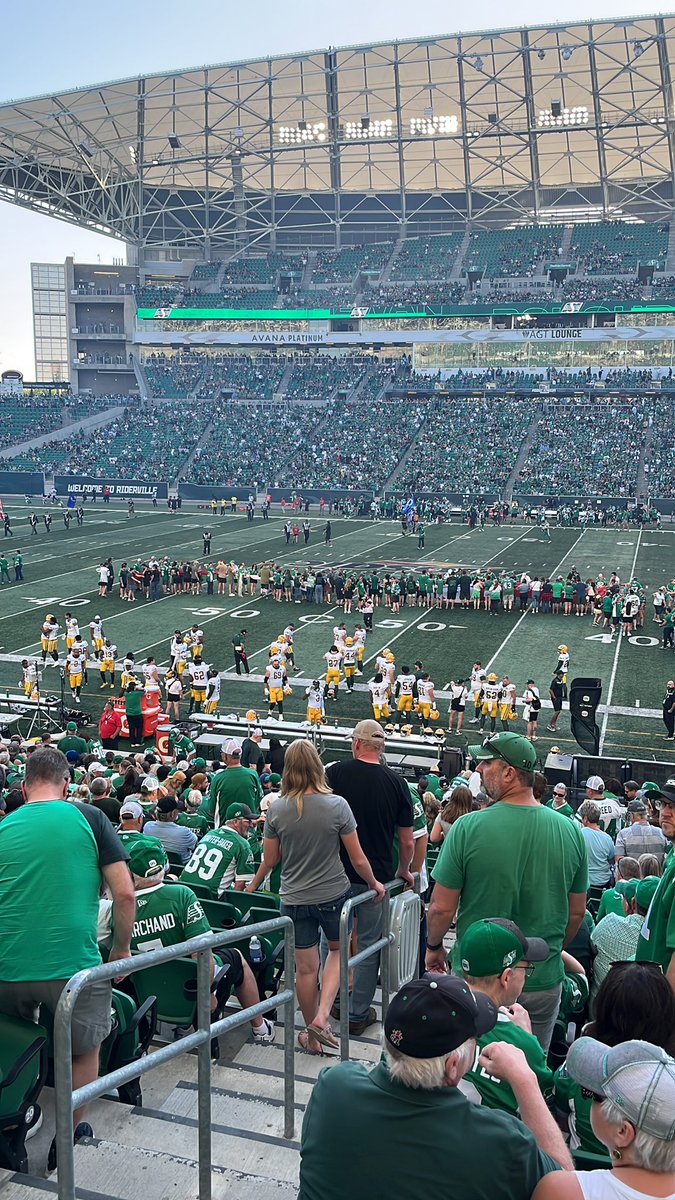IN ENEMY TERRITORY FOR THIS ONE #GoElks #AlwaysEdmonton