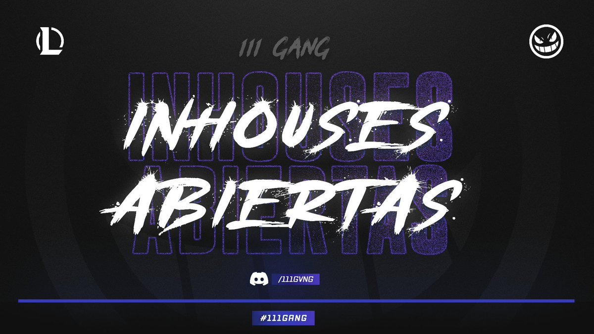 111Gvng's tweet photo. 👾 Se abrieron las INH FREE ELO en LAS. 
Premios en USD para la tabla final!  
🖇 Inh server: https://t.co/MsrNgwW6C4 

#111GANG 😈 https://t.co/LDAn0SiM8s