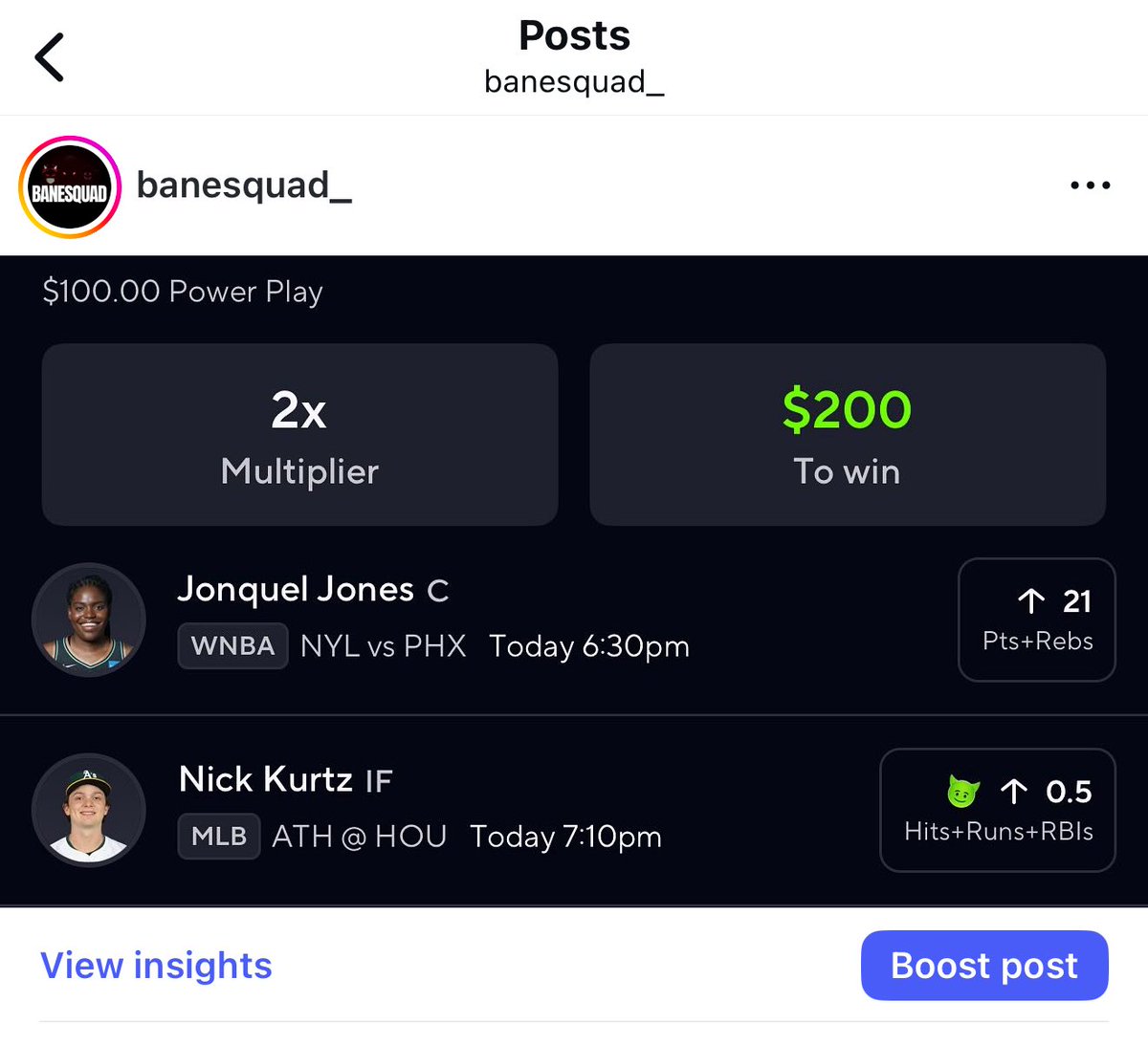 BaneSquad_'s tweet image. Cash the Instagram Version posted on my page/story💰
Posting another Instagram slip tomorrow 🌎
Follow Bane on Instagram here ⬇️
instagram.com/banesquad_?igs…