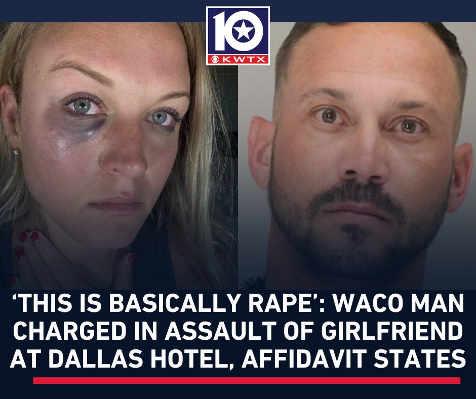 kwtx's tweet image. A #Waco, Texas man is free on bond after his arrest in #Dallas on charges he assaulted his girlfriend at the Omni Hotel. STORY: kwtx.com/2025/07/25/thi…