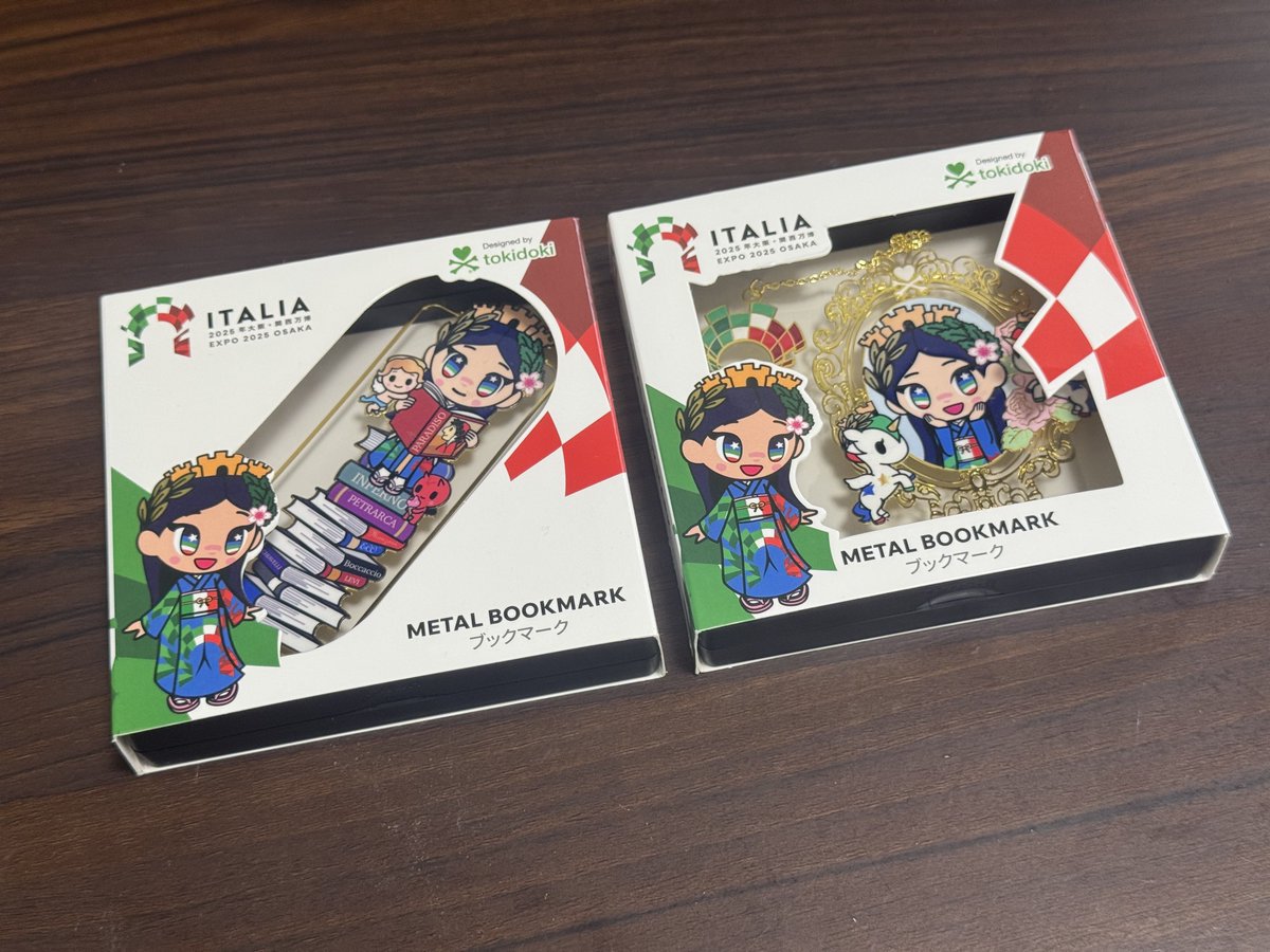 買い忘れていたイタリアちゃんグッズのブックマーク2種をお迎えして