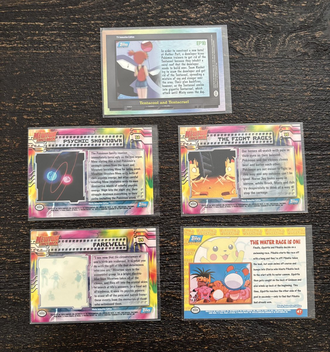 Johnacos1's tweet image. Mini consignment! ๐ช
Topps! ๐๐ Movie and anime!
Tentacruel Anime (foil) - $6 ๐ชผ
Psychic Showdown (foil) - $13 ๐ฎ
The Fight Rages (nonfoil) - $3 ๐ฒ๐ฒ
Farewell (foil) - $20 โ๏ธ
The Water Race is On (foil) - $5 ๐