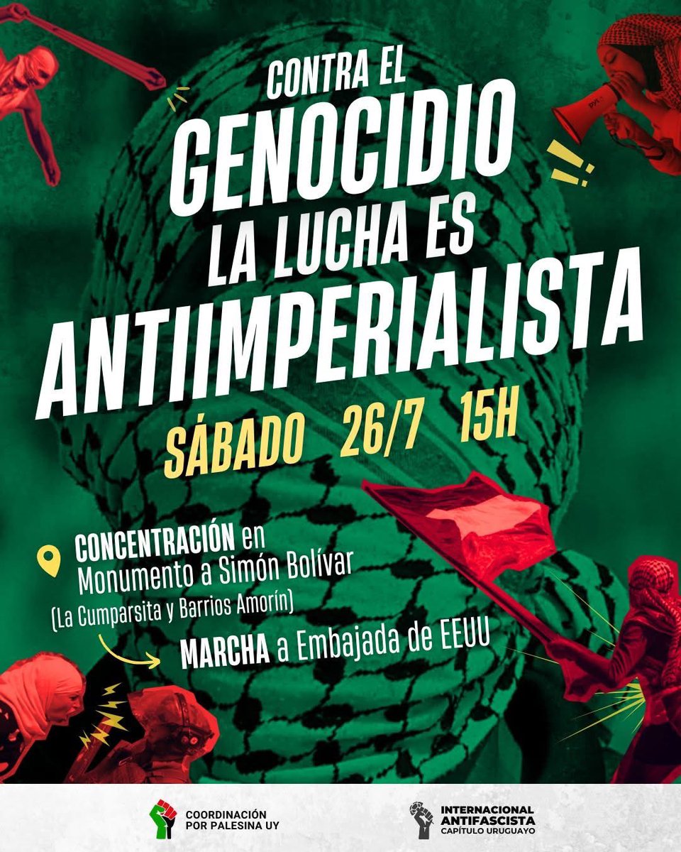 famidesa's tweet photo. Mañana nos unimos a esta marcha en solidaridad con el pueblo palestino, víctima de un genocidio que repudiamos profundamente.

¡Esta masacre debe detenerse! https://t.co/nhz84kzZ4g