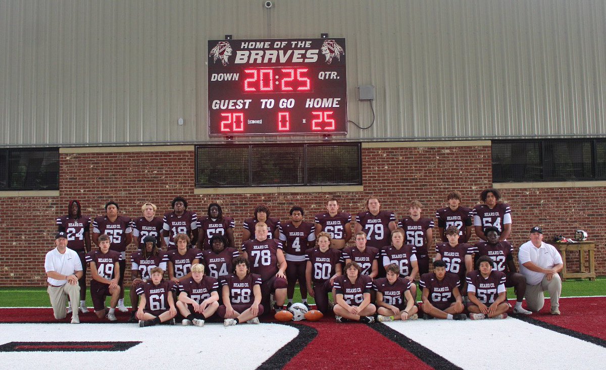 The Defensive Line led by Coach Lasseter and Coach Yates! #TheHCway #Team53