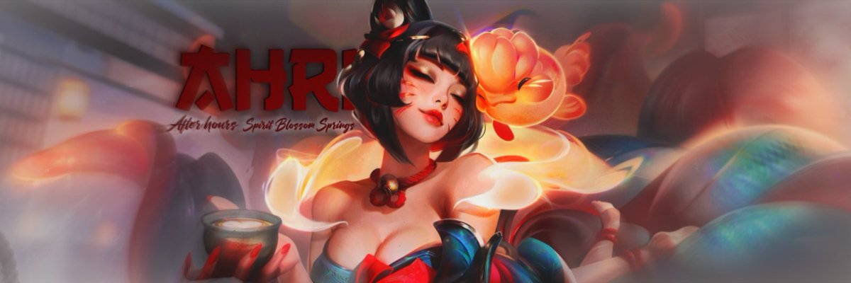 ApolloAlbu96608's tweet image. After Hours Spirit Blossom Springs Ahri. ๐ชท
Icon + Header - free tรด use!