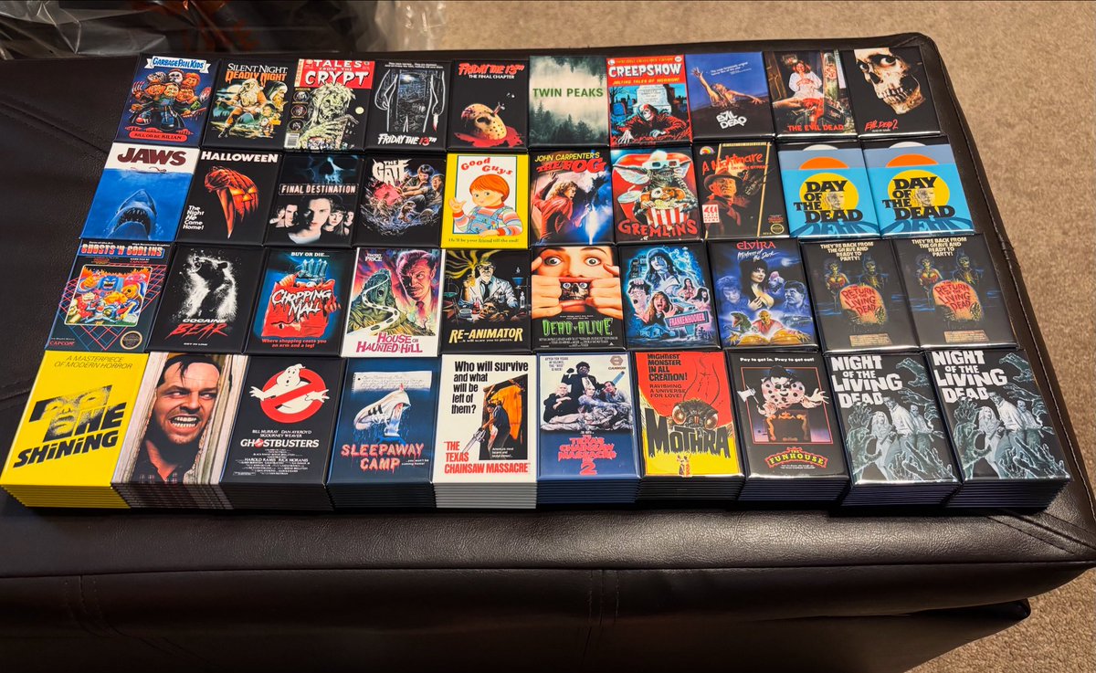 TimeBombToys's tweet image. An absolute MAMMOTH restock of horror magnets arrived today. Some great new ones as well; my favorite might be The Gate! Available at the shop tomorrow. 10am until 4pm.