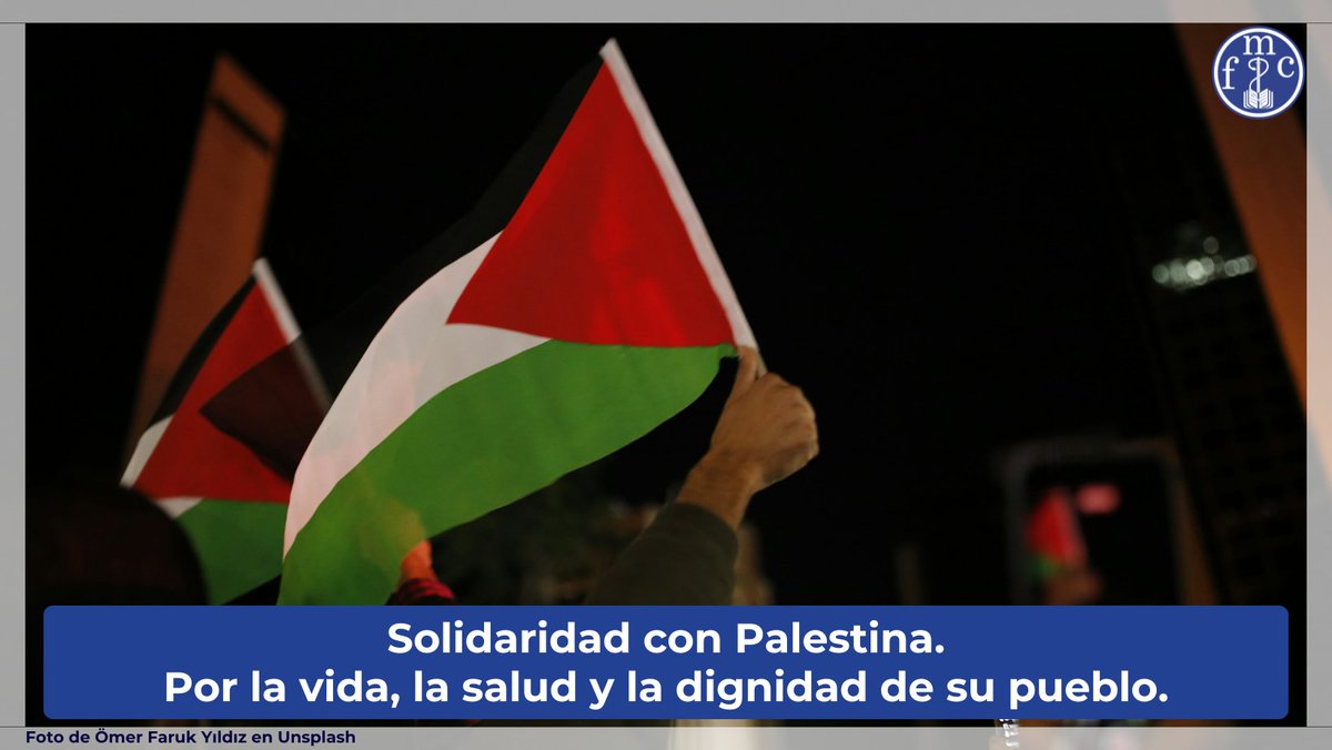Expresamos nuestra profunda solidaridad con el pueblo de Palestina. Rechazamos toda forma de violencia contra civiles y exigimos el respeto por la vida, la atención médica y la protección de los trabajadores de la salud. 🕊️

#SolidaridadConPalestina #SaludParaTodos