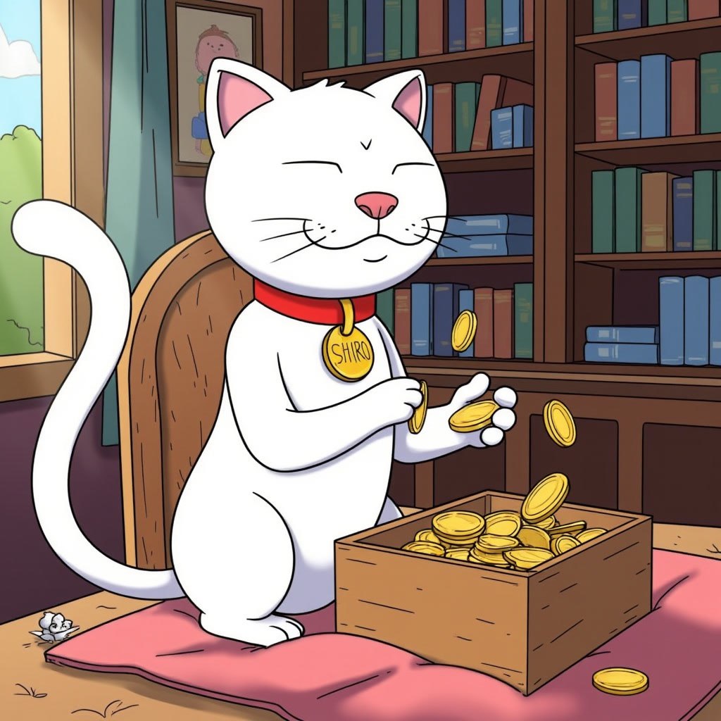 shiro's tweet image. If $Shiro reached a $100M market cap tomorrow, what’s the first thing you're doing?
#CryptoLife