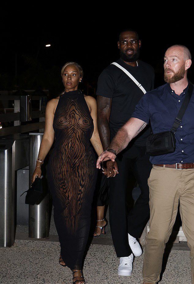 LeBron and Savannah in St. Tropez ❤️