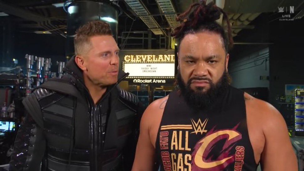 NukemWrestling's tweet image. Miz only needs 30 seconds to cook something great up.
Respect the legend.