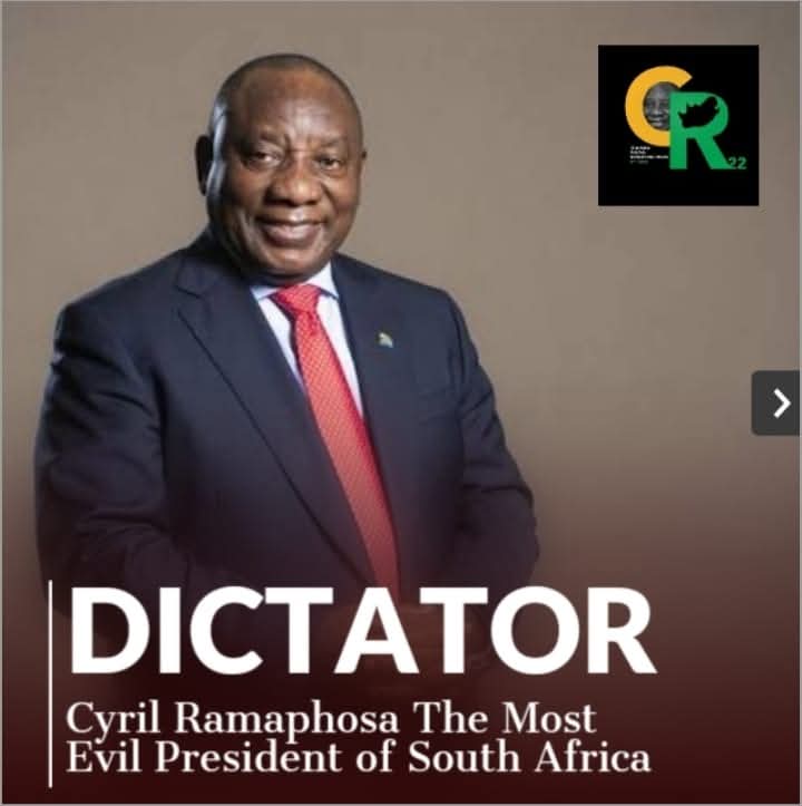 Cyril Ramaphosa is a national embarrassment.