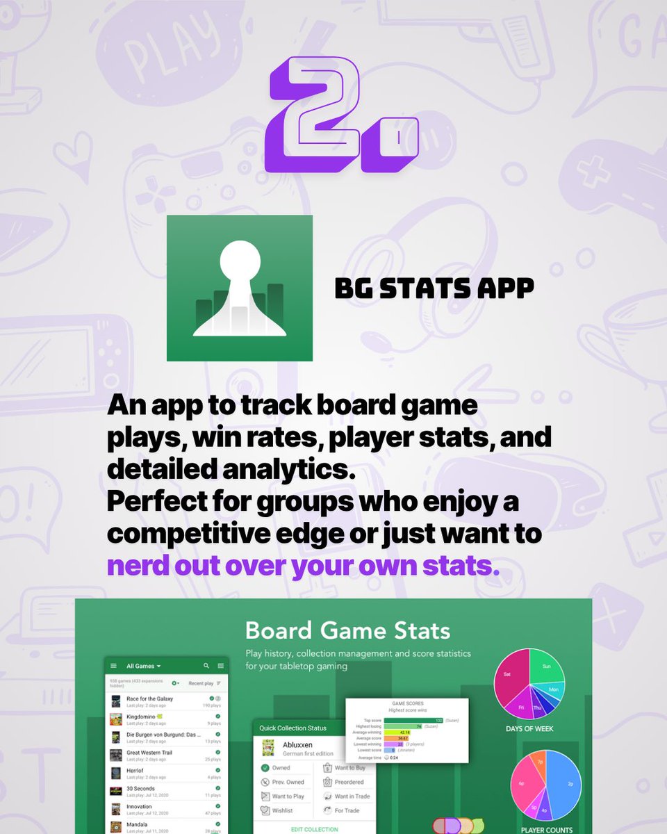 GameMasterAppUK's tweet image. 🎮 Top 10 Useful Websites Every Gamer/Board Gamer Should Know

All in one place — save &amp;amp; share👇

#boardgames #dnd5e #rpgtools #tabletopgames #boardgamenight #gamersofinstagram #gamingtools #boardgamegeek #bgstats #boardgamearena #howlongtobeat #owlbearrodeo #donjon