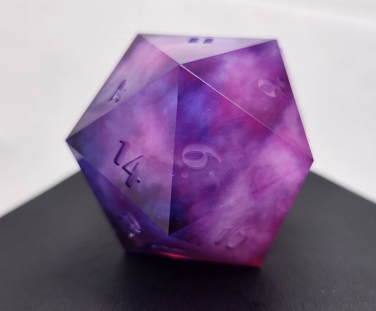 Sinnamon_Dice's tweet image. Large Eventide D20
Im kind of speechless
#dnd #ttrpg #handmadedice #dice #dungeonsanddragons