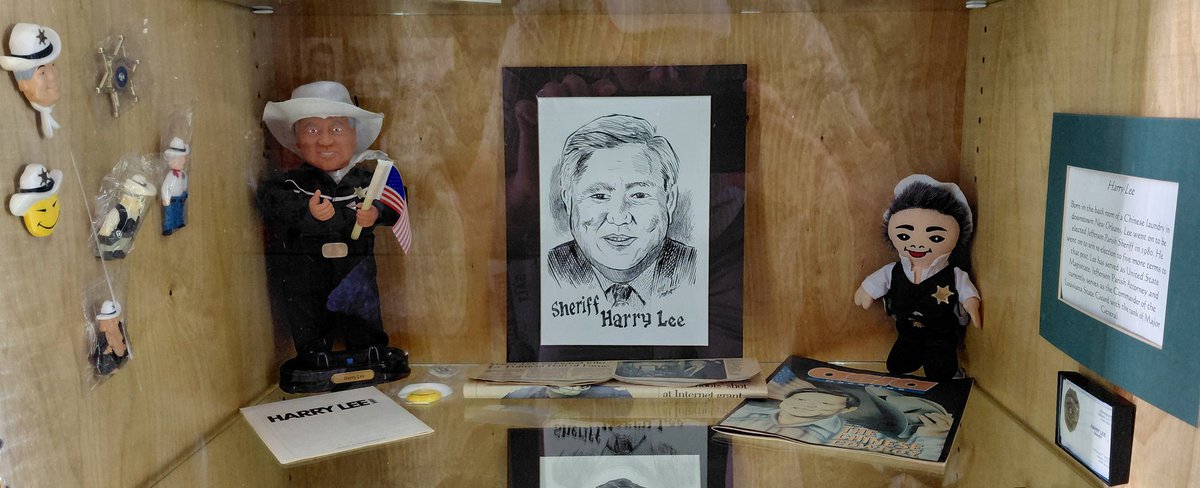 nolacampanella's tweet image. Sheriff Harry Lee's display at the Louisiana Political Museum and Hall of Fame in Winnsfield.